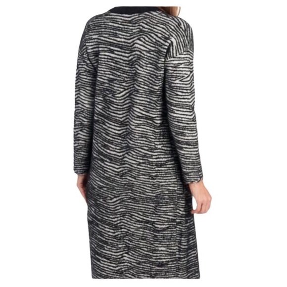 NWT Catherine Malandrino Zebra Open Front Cardigan - Picture 3 of 16